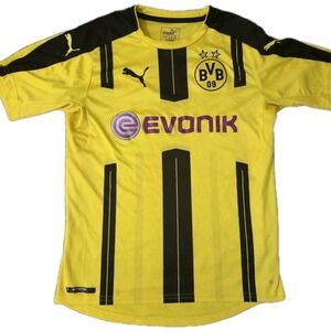 Borussia Dortmund 2016-17 Home Soccer Jersey Youth XL Puma Football Shirt Yellow